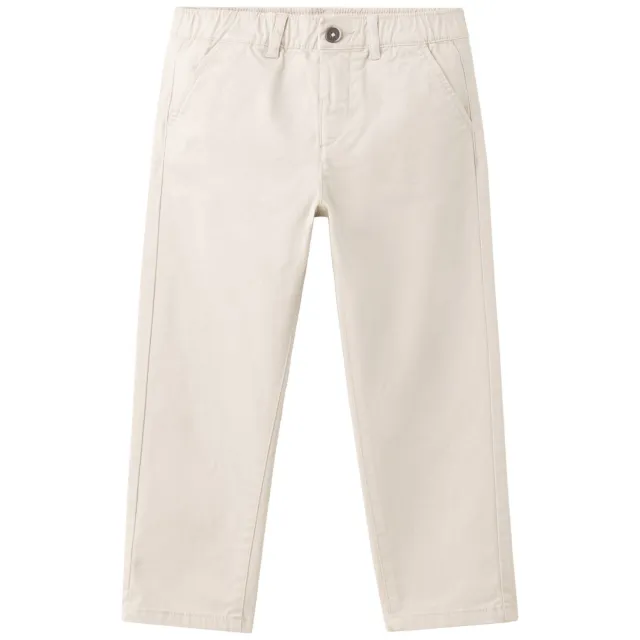 Mango Kids chino naturel wit