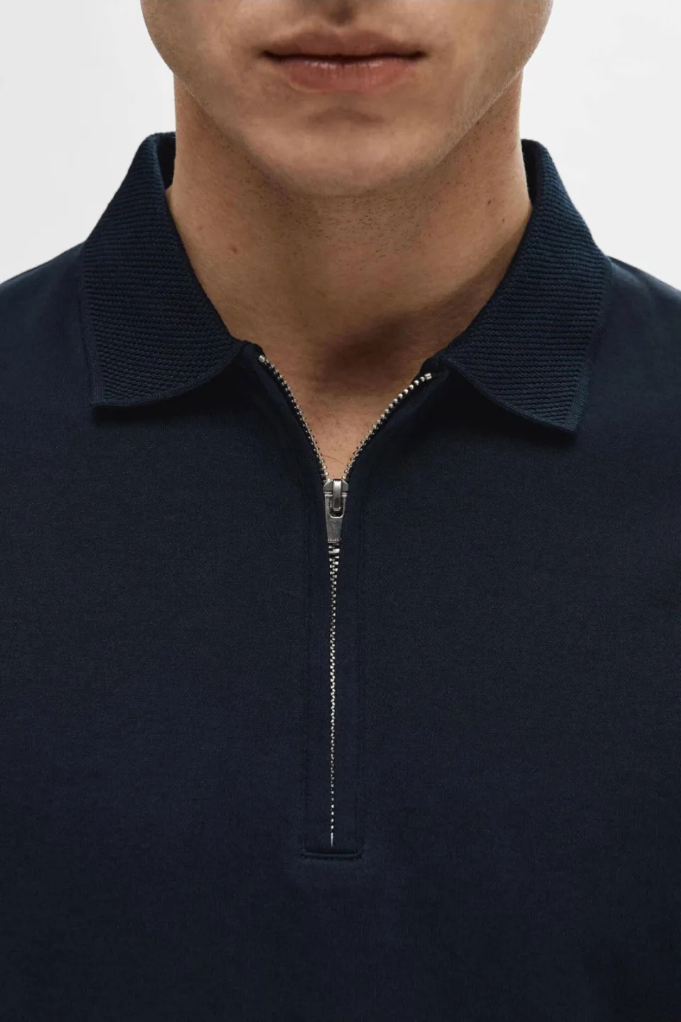 Selected regular fit polo SLHFAVE sky captain, foto 5