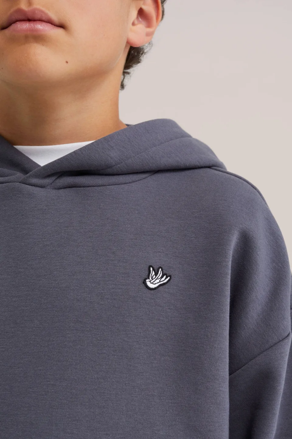 WE Fashion sweat hoodie - antraciet, foto 5