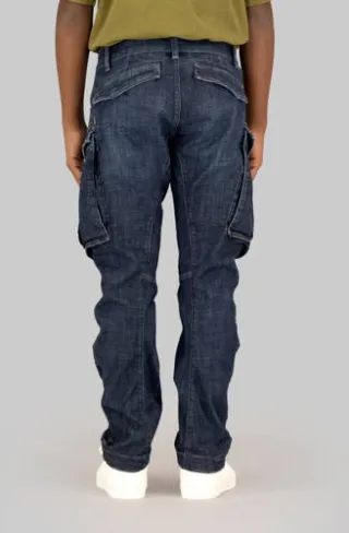 G-Star tapered jeans dark blue denim, foto 4