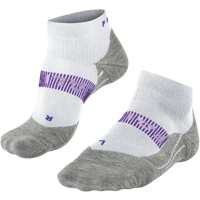 Falke RU4 Endurance Cool Short hardloopsokken wit Grijs