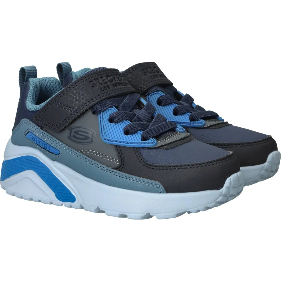 Skechers Uno Lite Revival Edge sneaker blauw, foto 2