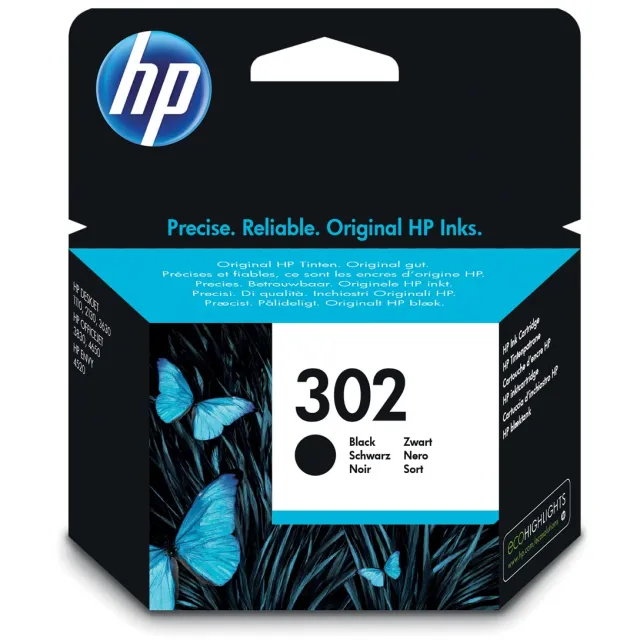 HP 302 inktcartridge zwart