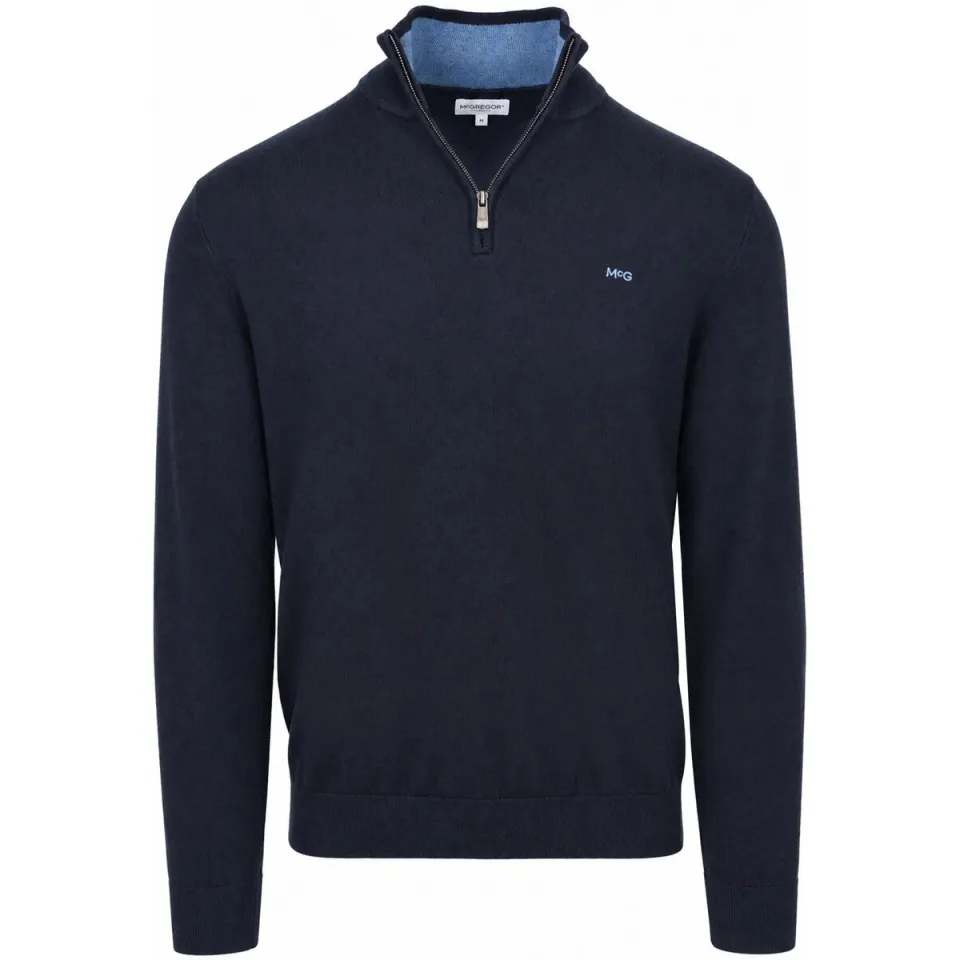 McGregor regular fit gebreide trui met kasjmier- donkerblauw blauw, foto 2