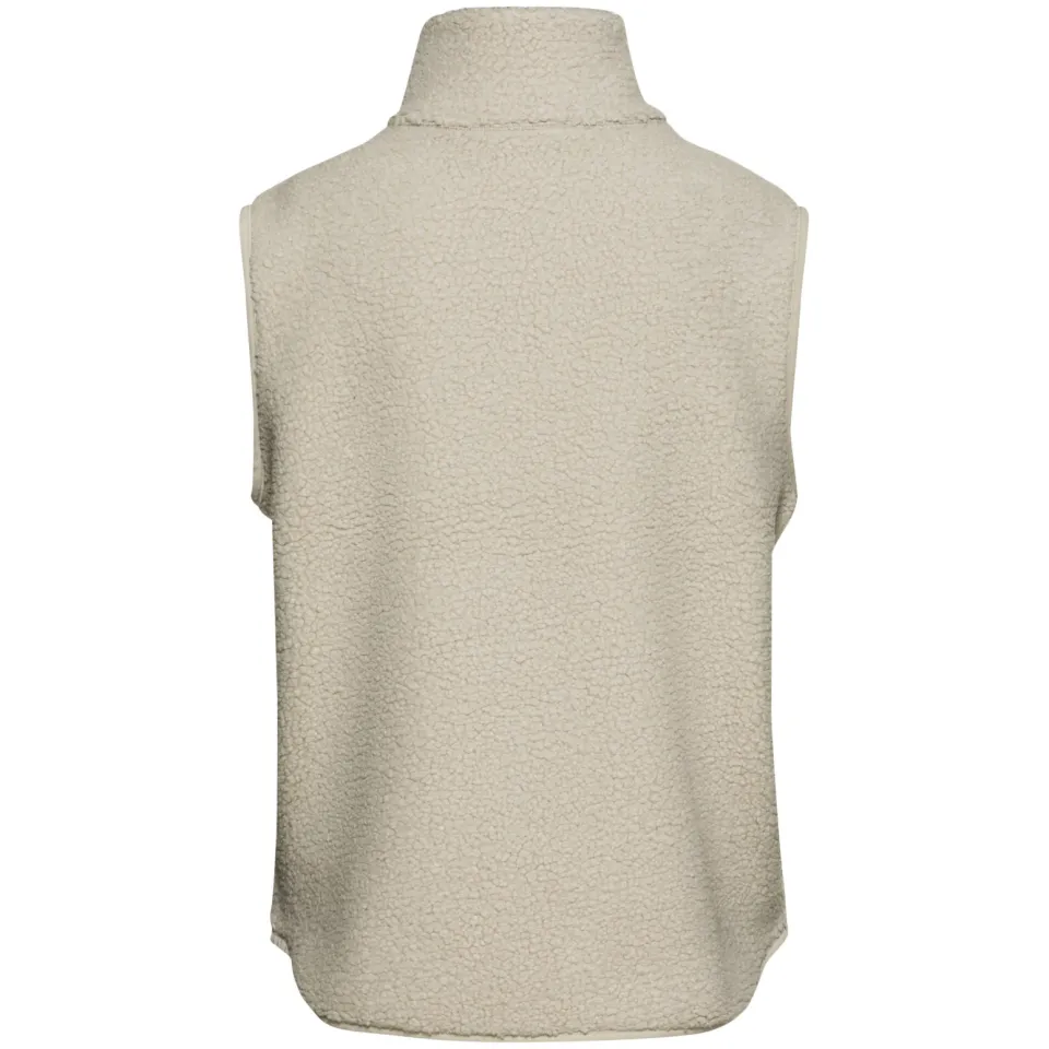 Jack Wolfskin High Curl Vest fleecebodywarmer ecru, foto 3