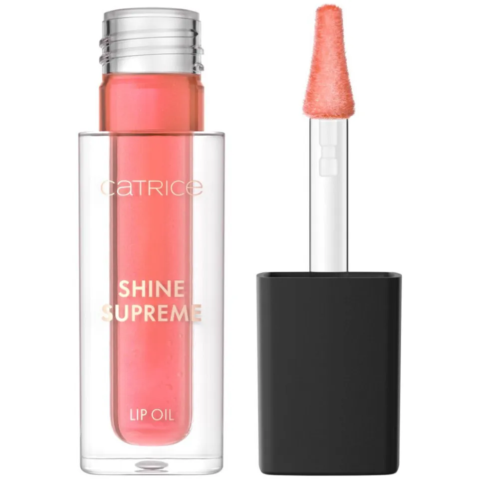 Catrice Shine Supreme lippenolie 020 Peach Please beige, foto 2