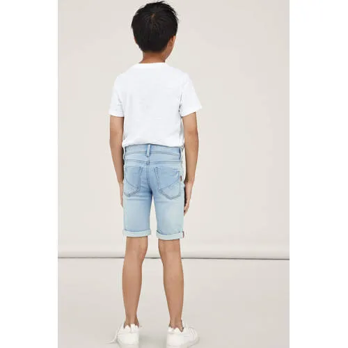 NAME IT Sofus jeansshort lichtblauw light blue denim, foto 7