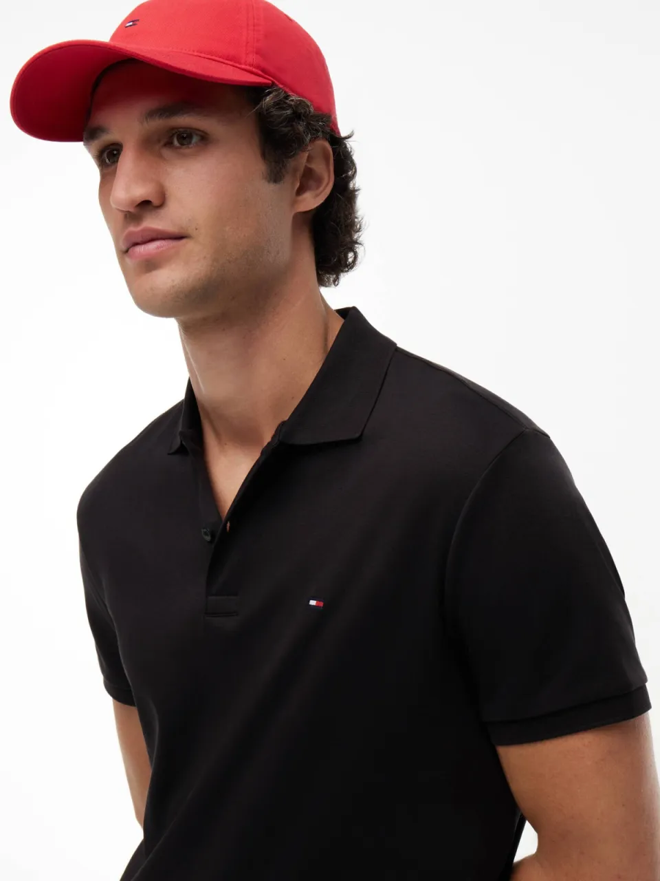 Tommy Hilfiger regular polo zwart, foto 4