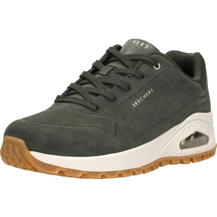 Skechers Uno Rugged veterschoen groen, foto 4