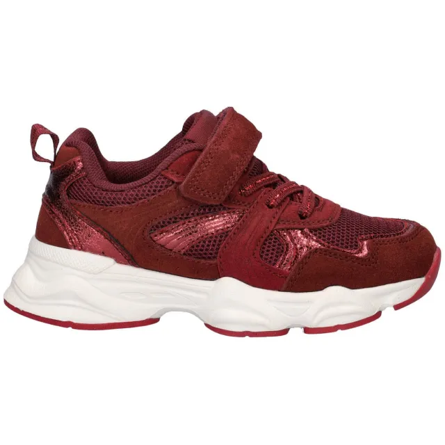 Nelson Kids chunky suède sneakers - bordeaux