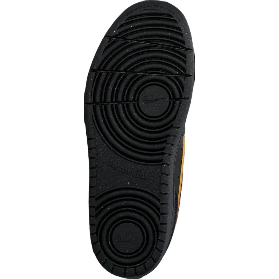Nike Court Borough Low sneakers - zwart/oranje, foto 4
