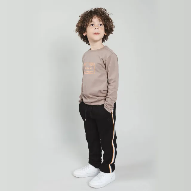 TYGO & vito regular fit joggingbroek zwart