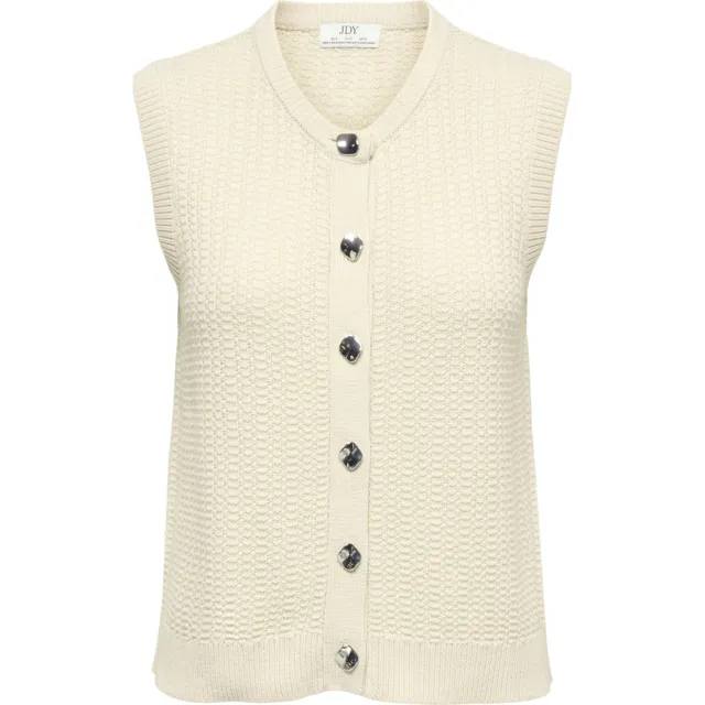 JDY gebreid vest - beige