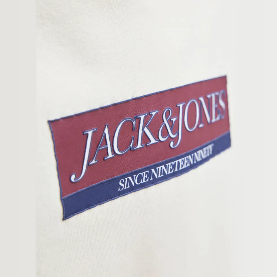 Jack & Jones JUNIOR hoodie wit, foto 6