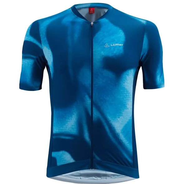 Löffler Bike Jersey Full-Zip PSY Mid - Fietsshirt, blauw