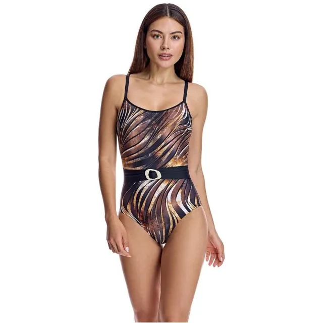 Ory W251281 eendelig badpak bruin