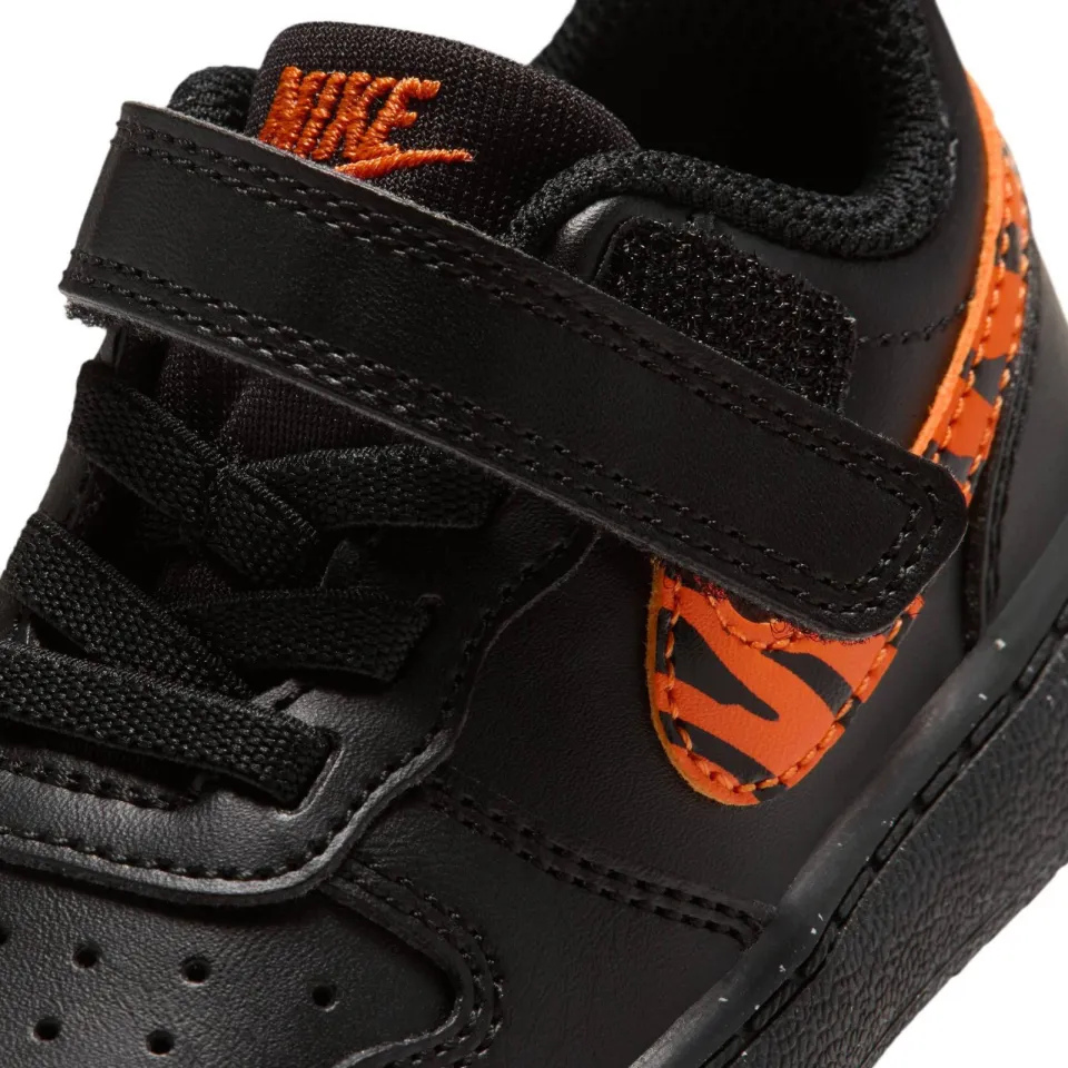 Nike Court Borough Low sneakers - zwart/oranje, foto 7