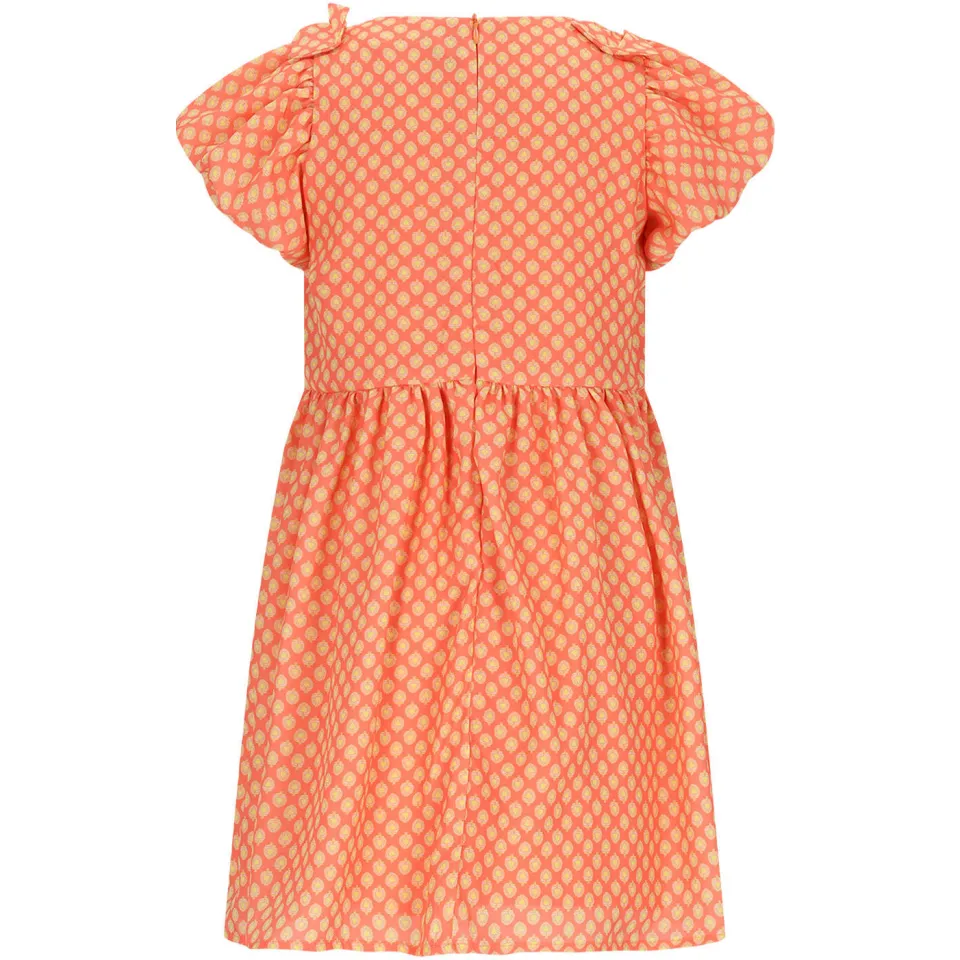 Nono midi jurk oranje, foto 3