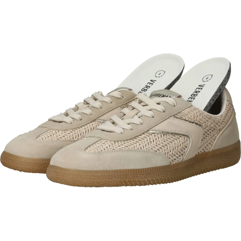 Verbenas leren sneakers beige, foto 8