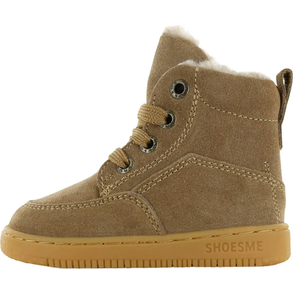 Shoesme suède veterboots cognac, foto 4
