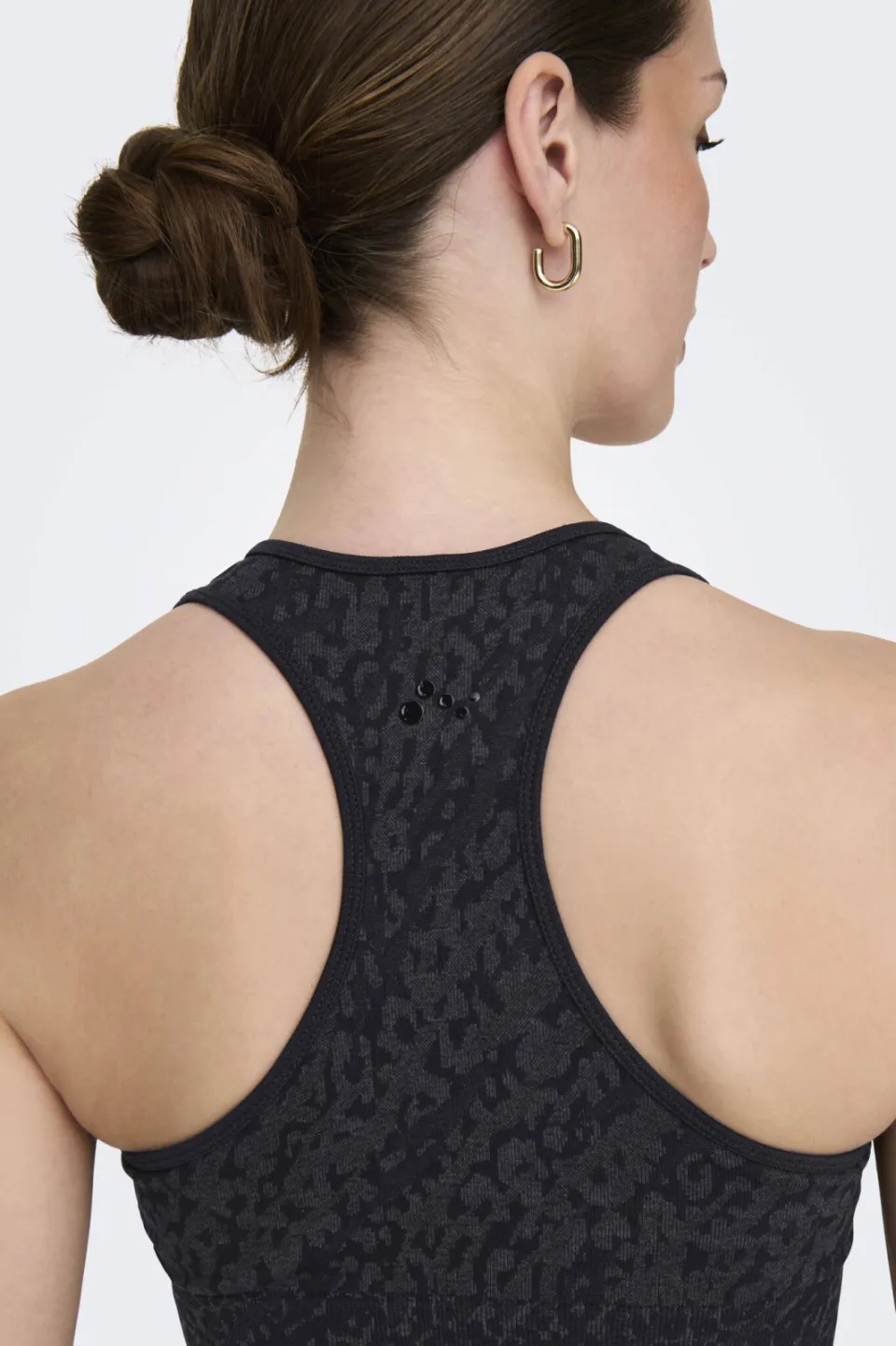 Only Play sporttop ONPDAISY-2-BETTY panterprint zwart/donkergrijs, foto 4