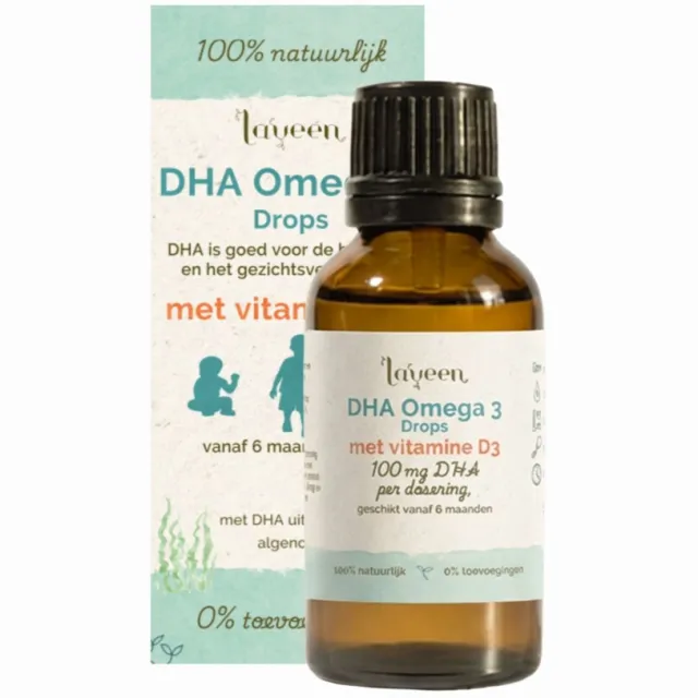 Laveen DHA Omega Drops met Vitamine D 30 ml