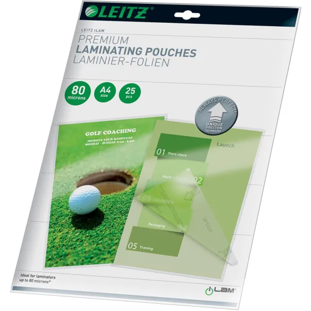 Leitz Lamineerhoes leitz ilam a4 2x80micron 25 stuks