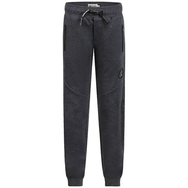 No Way Monday regular fit joggingbroek donkergrijs donkerblauw, foto 2