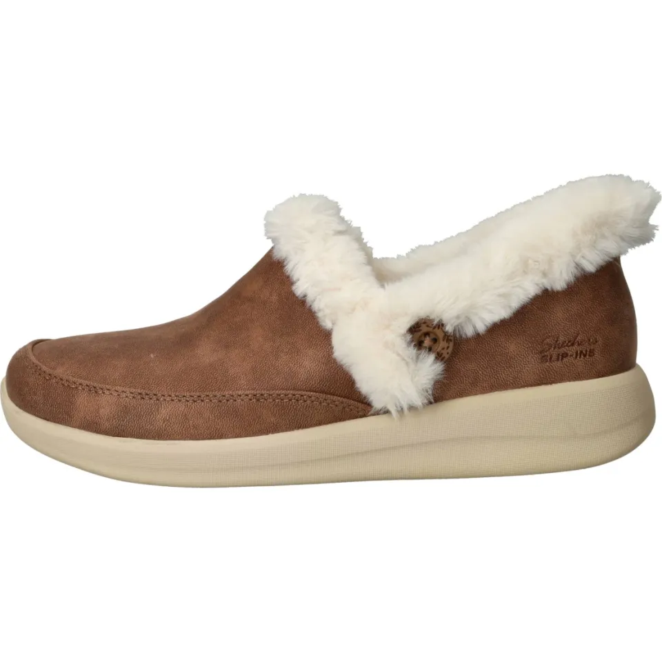 Skechers Slip-Ins Cozy Escape Pantoffels Jongens Cognac, foto 5