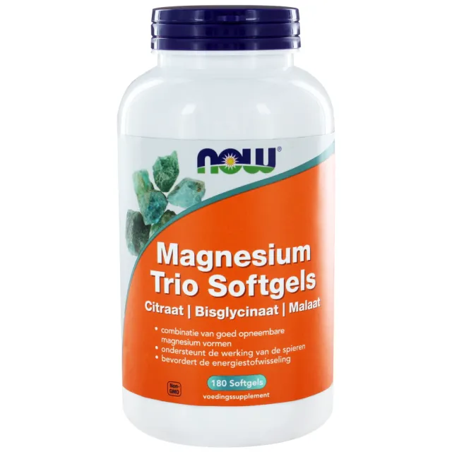 Now Magnesium Trio Softgels