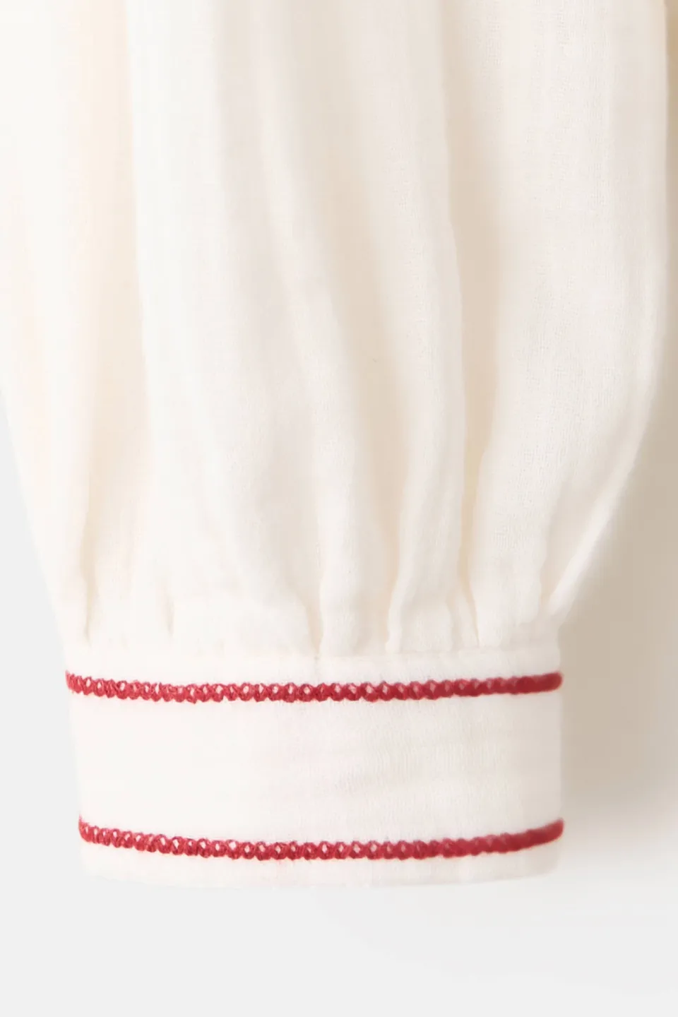 Mango Kids blouse met borduursels ecru, foto 5