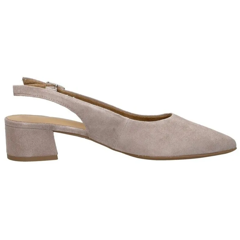 Tamaris slingbacks taupe
