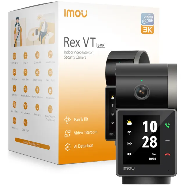 Imou Rex VT Pro IP-camera Zwart