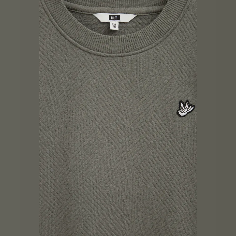 WE Fashion sweater - grijsgroen, foto 5