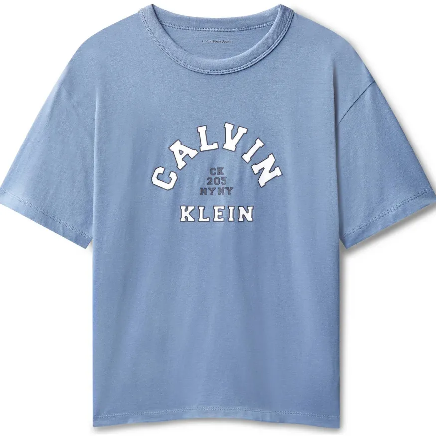 Calvin Klein t-shirt lichtblauw met logo, foto 2