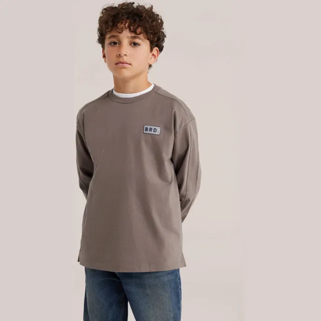 WE Fashion Blue Ridge longsleeve taupe