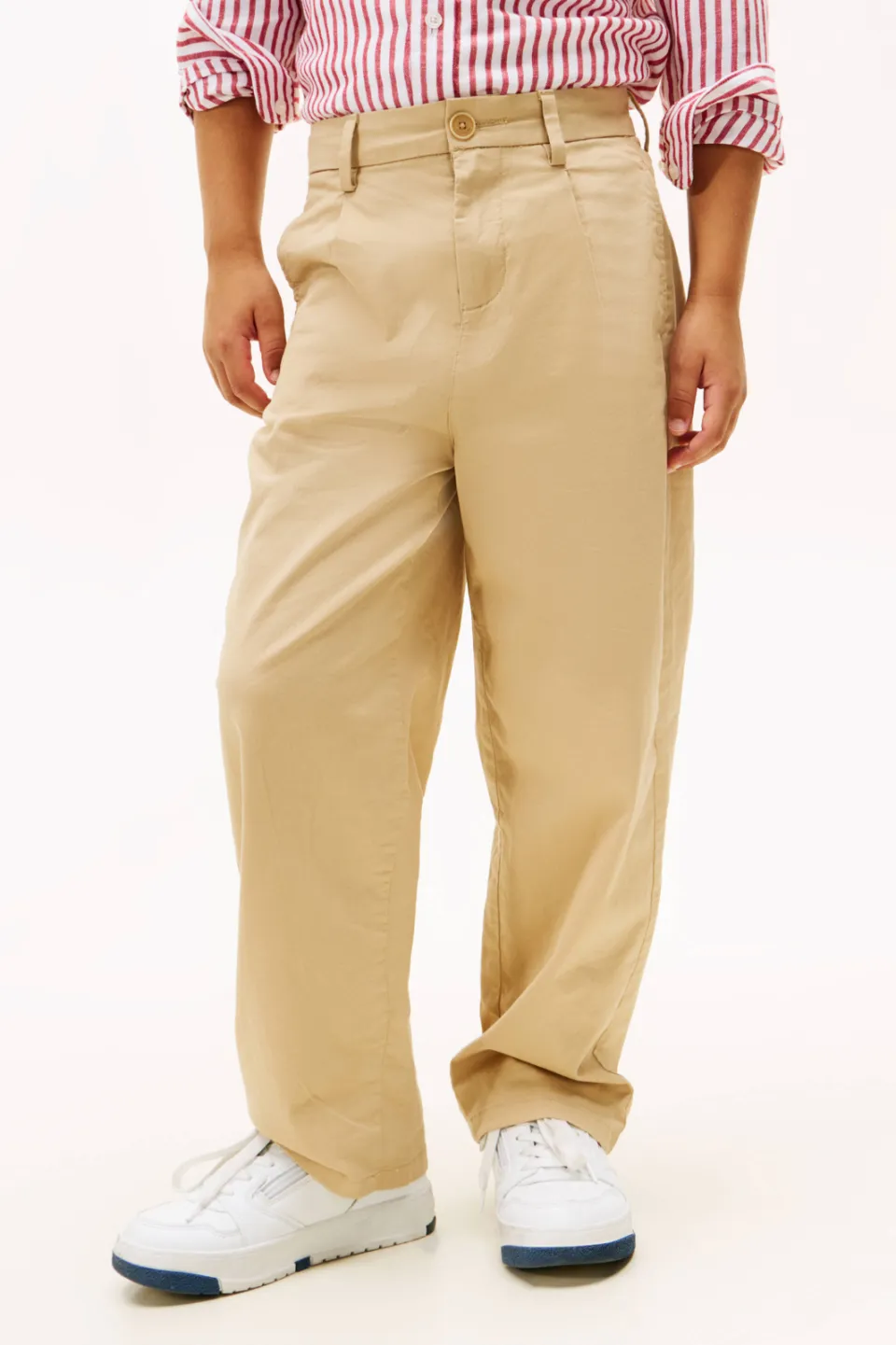 Tommy Hilfiger casual broek beige, foto 3