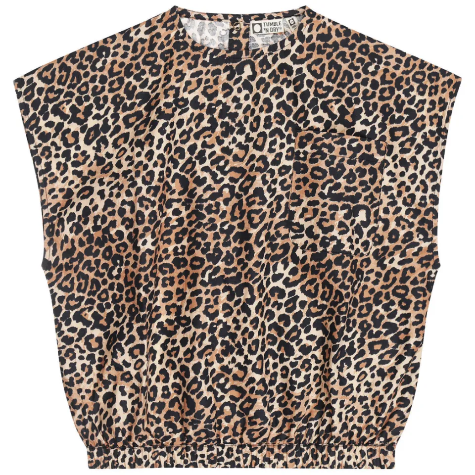 Tumble 'n Dry T-shirt met panterprint bruin, foto 3