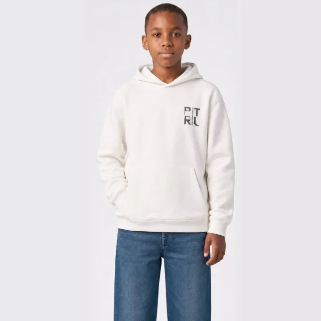 Petrol Industries sweater met backprint - beige