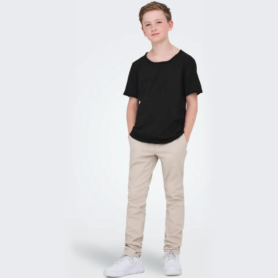 Only & Sons Junior T-shirt zwart