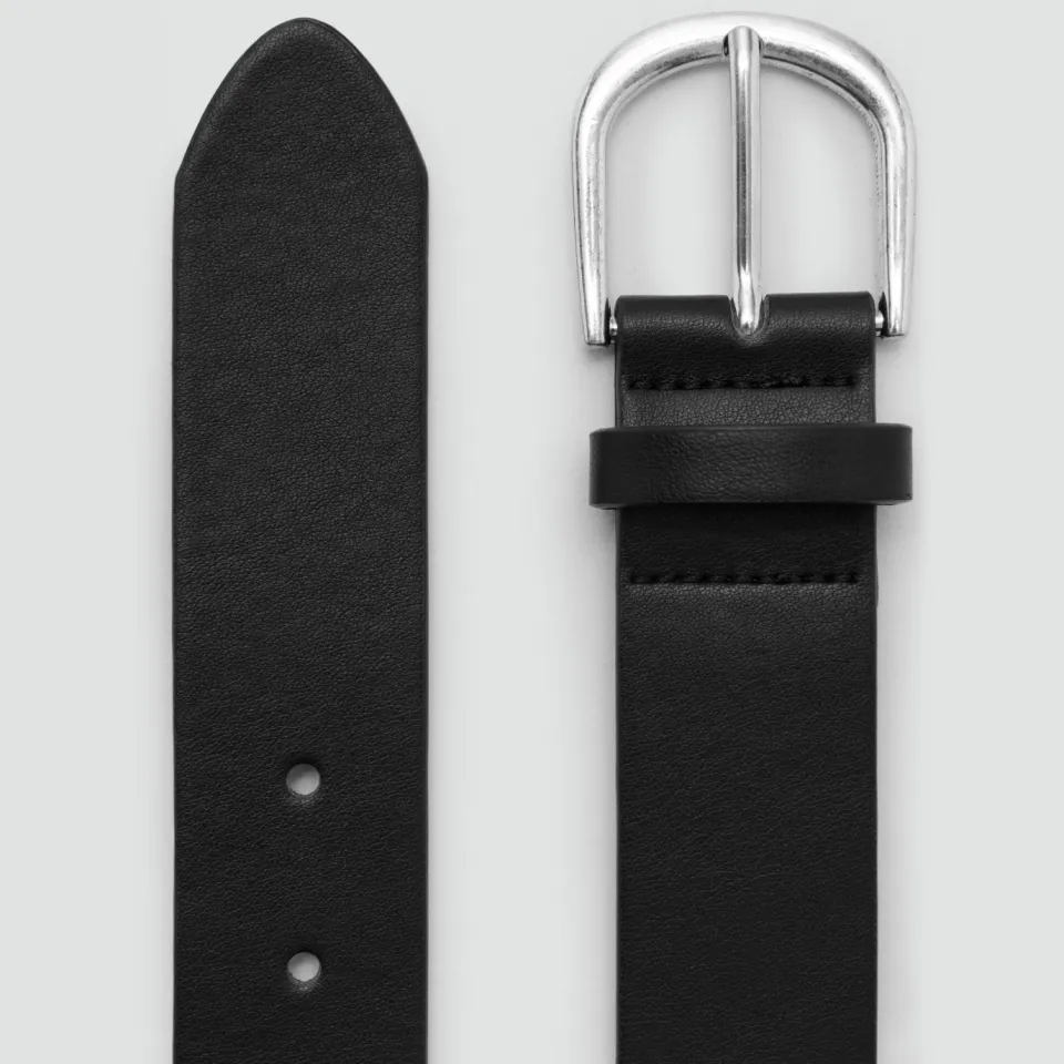 Mango Teen riem zwart met studs, foto 2