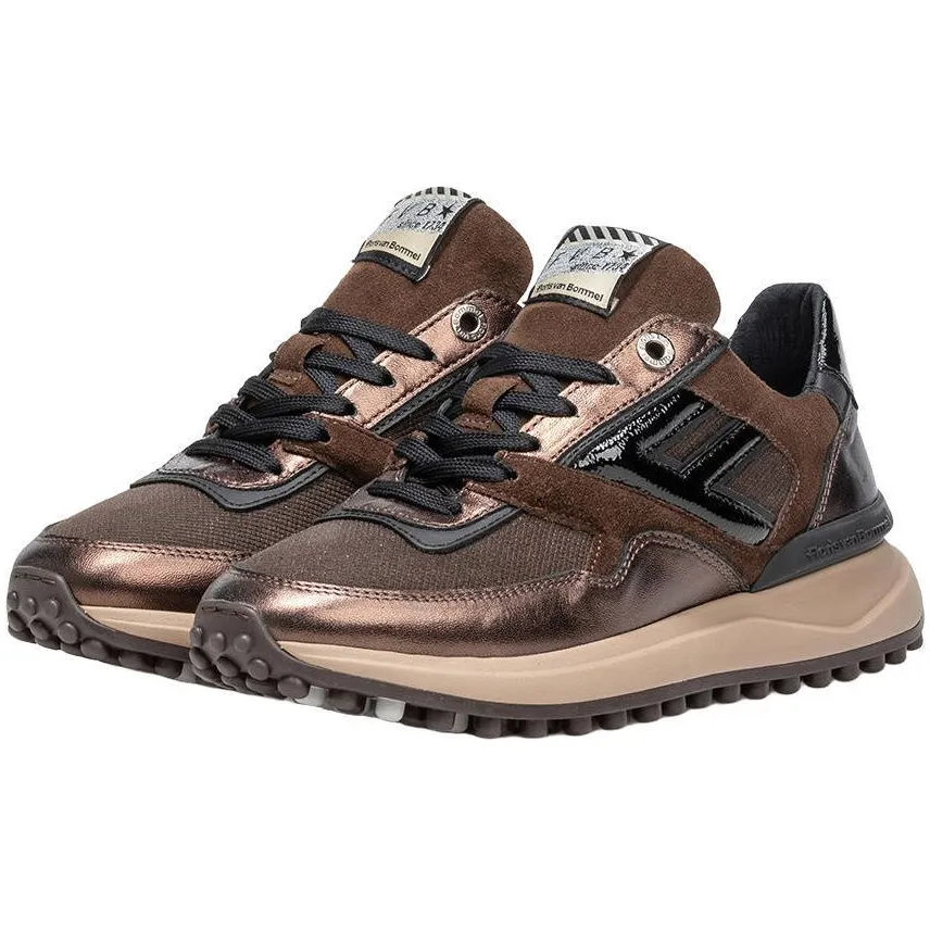 Floris Van Bommel 52.06 leren sneakers - donkerbruin, foto 5