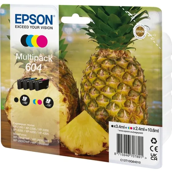 Epson 604 4-kleuren multipack inktcartridges, foto 2