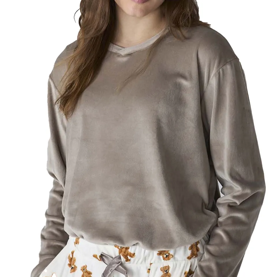 J&J Brothers JJB4 pyjamaset beige, foto 2