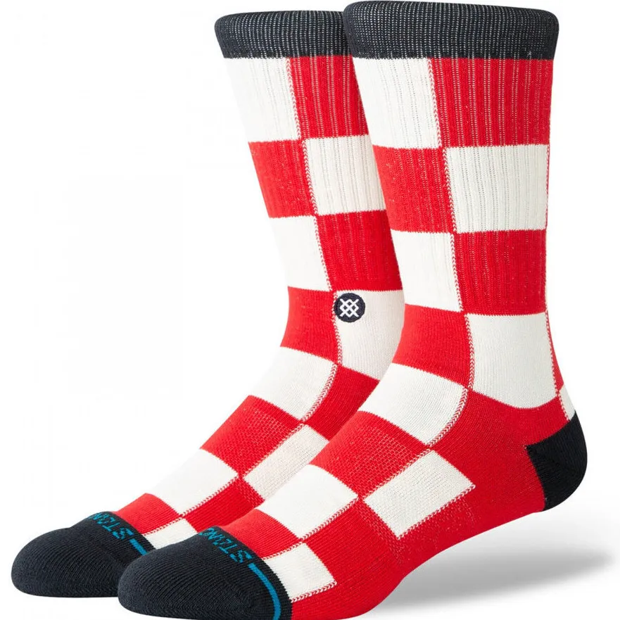 Stance Chaturanga Crew sokken rood, foto 2