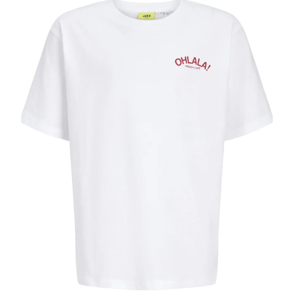 JJXX GIRL t-shirt met backprint wit, foto 3