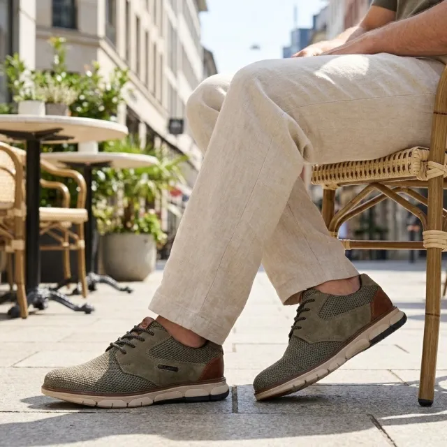 Bugatti Don veterschoenen groen
