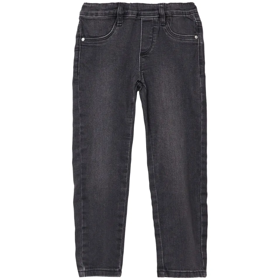 s.Oliver regular waist slim fit jeggings black denim, foto 2