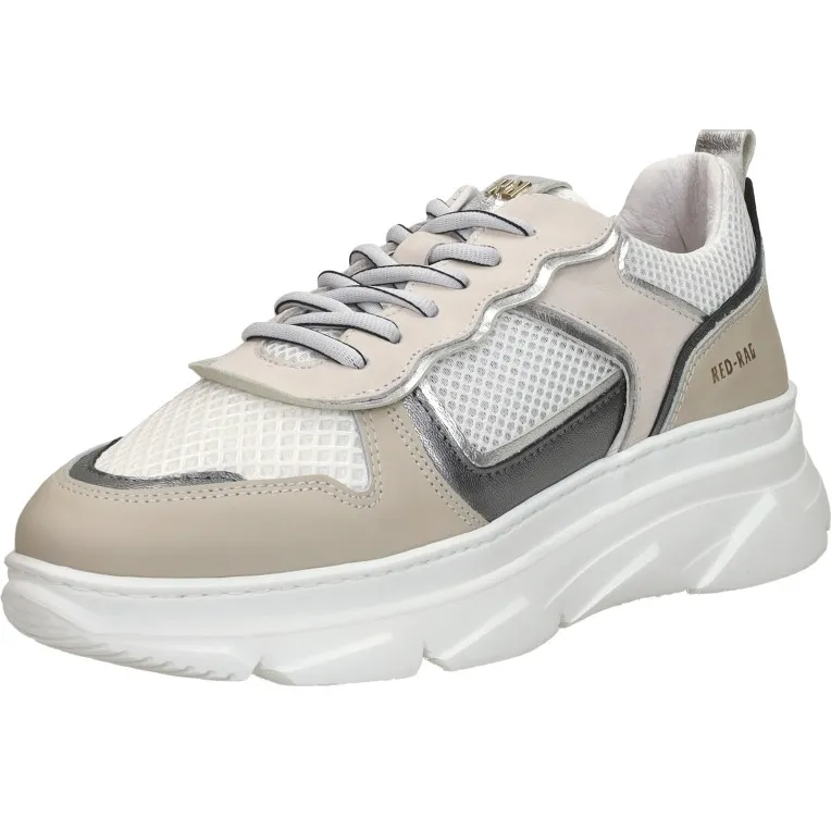 Red Rag lage sneakers beige, foto 3