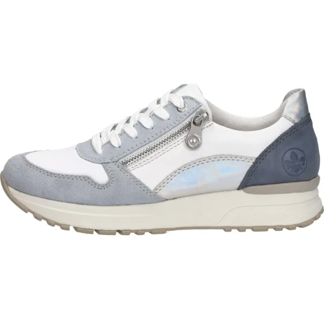Rieker lage sneakers lichtblauw licht blauw, foto 2